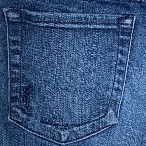 Kut From The Kloth Size 2 Skinny Jeans Dark Blue Stretch Denim Pants - Picture 9 of 12